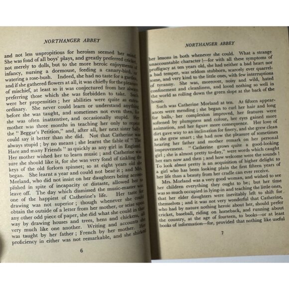 Northanger Abbey By Jane Austen 1949 Second Edition Nicholas Vane HCDJ Vintage - Picture 12 of 16